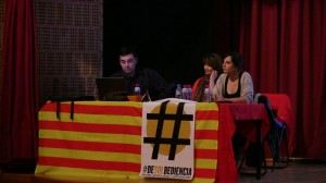 Membres de Som Energia i del Centre Cultural Castellut