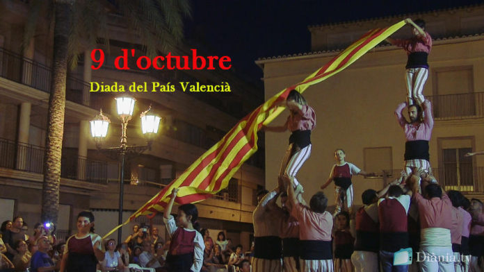 Els pobles de Diània es preparen per al 9 d'octubre, Diada dels valencians